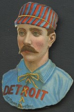 1888 H.D. Smith & Co. Scrapp Jack Rowe Detroit Wolverines 