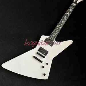 Guitarra Eléctrica Custom Explorer James Hetfield Blancanieves Cuerpo Sólido Incrustación Serpiente - Imagen 1 de 9