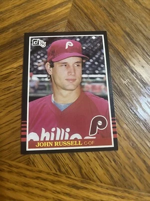 1985 Donruss Philadelphia Phillies Baseball Card #648 John Russell - Image 1 of 3