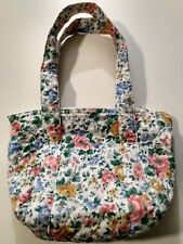 Vintage Donna Sharp Quilted Floral Purse, 13"x 9", Used.