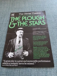 Cyril Cusack SIGNED Theatre Poster/Flyer and Note The Plough And The Stars - Picture 1 of 3