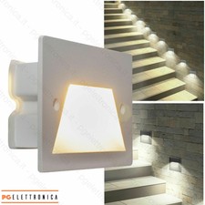 Faretto segnapassi IP65 LED 3W incasso scatola 503 scale giardino viale gradino