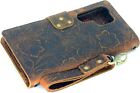 Case Compatible with Samsung Galaxy S23 Ultra 2023 Handmade Distressed Leather