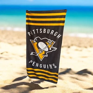 Northwest Pittsburgh Penguins State Line Strandtuch 59” x 29” NHL - Bild 1 von 11