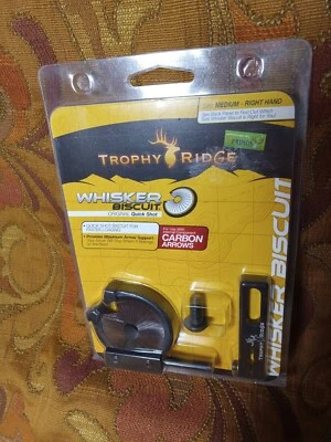 Trophy Ridge Whisker Biscuit quick Shot Arrow Rest Sz  Medium AWBB0R30 RH New - Image 1 of 3