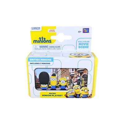 Minions Micro Minion Juego British Minions Set de Thinkway Toys - Nuevo Foto 1 de 2
