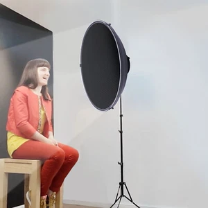 Studio Reflector 16" Beauty Dish Standard Bowens Mount Flash Head Strobe Mount| - Picture 1 of 18