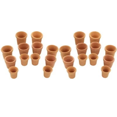 24pcs 1:12 Miniature per case delle bambole in ceramica per piante da - Immagine 1 di 4