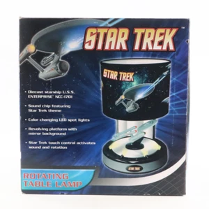 Star Trek Rotating Table Lamp Rabbit Tanaka Entertainment 2009 CBS Studios NEW - Picture 1 of 14