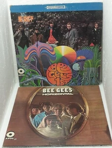 Pair Early BEE GEES LPs "1st & Horizontal" ATCO VG+ condition Pre Disco Days - Imagen 1 de 12