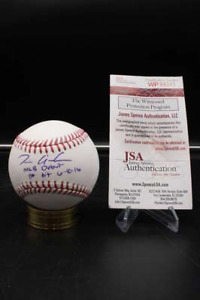 Tim Anderson Signed Rawlings OML Baseball Autograph 1st Hit 6-10-16 JSA ZJ7556