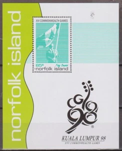 Norfolk Island 1998 Commonwealth Games/Kuala Lumpur 85c Sheet SG MS682 MNH SPORT - Picture 1 of 1