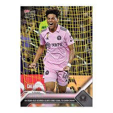 2023 Topps Now MLS 205 DAVID RUIZ I INTER MIAMI CF ROOKIE CALL UP  RC IN HAND