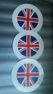 3 x Tax Disc Permit Holders Car Sticker England Union Jack Great Britain - Picture 1 of 1