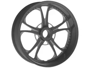 RevTech Moto Motorcycle Motorbike T-5 Billet Wheels Black - 16 x 5.00 Inch - Picture 1 of 5