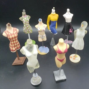 Latest Thing Style Sensations Dress Form Figurine Swimsuit Poodle Skirt Lot of 8 - Picture 1 of 12
