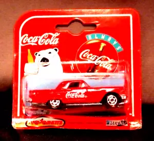 Coca Cola Majorette 1957 Red Ford Thunderbird 1:55 Die Cast New in Package - Picture 1 of 1