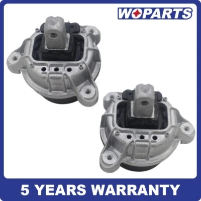 2PCS L&R Engine Motor Mount Fit For BMW 528i 740i 740Li 22116777365 22116786 - Image 1 of 4