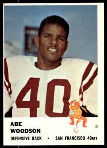 1961 Fleer Abe Woodson San Francisco 49ers #65