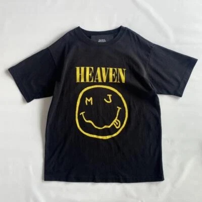 Marc Jacobs Redux Grunge Collection Heaven Nirvana Smiley Black T Shirt Small - Image 1 of 4