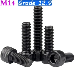 M14 - 2.0 Grado 12.9 Aleación Acero Allen Cabeza Hexagonal Tapa Tornillos Tornillos DIN 912 - Imagen 1 de 12