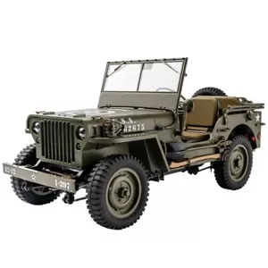 Rochobby 1/6 1941 MB Scaler Willys Jeep Remote Control Vehicle Ready Set RC Car - Picture 1 of 10