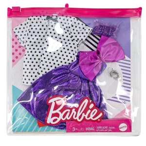 Mattel Barbie Ken Moda Accesorios Paquete Fiesta Brillante Vestido Rojo Pantalones Conjunto - Imagen 1 de 2