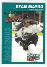 2002-03 Kelowna Rockets (WHL) Ryan Mayko