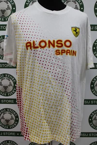 Maglia Formula uno ALONSO FERRARI NUOVA TG 56/58 shirt maillot trikot jersey - Picture 1 of 3