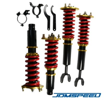 4PCS Front & Rear Coilovers Struts Kit For 1992-2001 Honda Prelude Adj. Height - Image 1 of 4