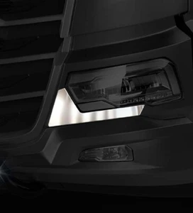 Stainless Steel Headlight Trim Decorations for DAF XF XG XG+ on trucks LH+RH - Picture 1 of 3