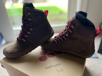 Talla 5/36 EU Senderismo Vivobarefoot Tracker FG Impermeable Cuero Zapatos Descalzos Foto 1 de 4