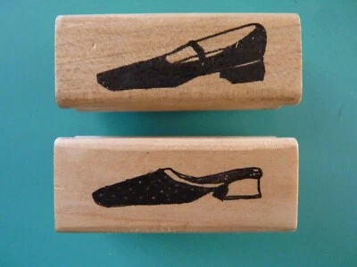 Women's Shoes Seto of (2) Different Styles Rubber Stamp - Image 1 of 2