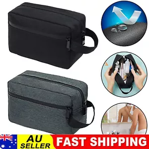 Travel Men's Cosmetic Bag Waterproof Toiletry Bag Handbag Organizer Makeup Case - Picture 1 of 18