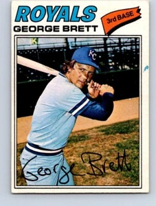 VINTAGE BASEBALL CARD OPC 1977 KANSAS CITY ROYALS GEORGE BRETT NO74 - Picture 1 of 2
