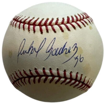 Béisbol Oficial Autografiado por Aníbal Sánchez Grandes Ligas Foto 1 de 2