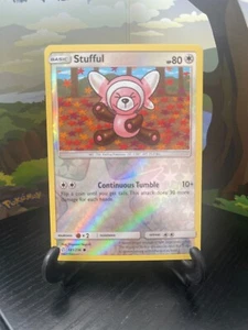 Stufful 181/236 - Cosmic Eclipse - Common - Reverse Holo - Pokemon Card TCG - LP - Picture 1 of 3