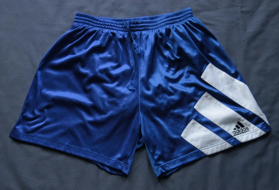 Short de football bleu Adidas Equipment vintage rétro oldschool années 90 EQT - Photo 1/1