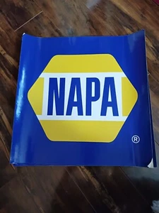 Vintage Old Stock NAPA Auto Parts Store Window Sign Decal Sticker Advertising 16 - Picture 1 of 4