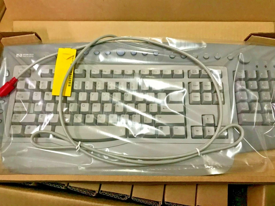 RARE BRAND NEW HP CLICKY 5184-9648 126 KEYS MULTIMEDIA INTERNET PS2 KEYBOARD DSW - Image 1 of 4