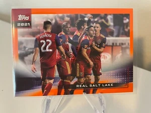Real Salt Lake Team /25 Orange 2021 Topps MLS Major League Soccer #156 RSL - Picture 1 of 2