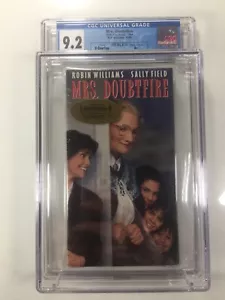 Mrs. Doubtfire CGC Graded 9.2 VHS 1994 Robin Williams Sally Field New Sealed - Picture 1 of 5