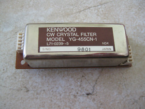 Kenwood YG-455CN-1  250hz  (455khz  IF)  CW filter  in Excellent shape