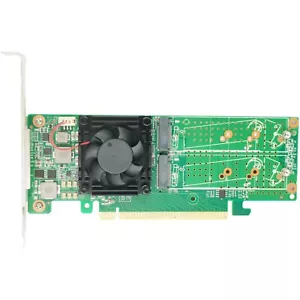 Adattatore switch SSD Shinreal PCI Express x16 a Quad M.2 NVMe 2280 - Foto 1 di 5