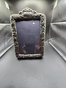 vintage English Sterling Silver Picture Frame signed RBB - Picture 1 of 8