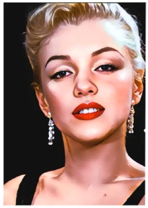MARILYN MONROE * Custom ACEO * Fun Novelty * CELEBRITY * Art Card * ATC - Picture 1 of 2