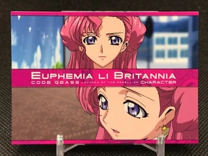 Euphemia Li Britannia CODE GEASS CARDDASS MASTERS BANDAI TCG No.013 2007 JAPAN - Picture 1 of 12