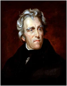 Impresión artística histórica retrato presidencial famoso de Andrew Jackson Estados Unidos - Imagen 1 de 6