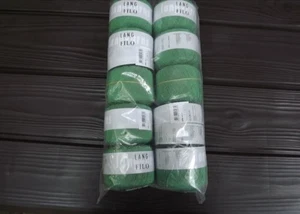 Lang Yarns Filo #899-0017, cotton blend yarn, brand new in sealed bag, green - Picture 1 of 8