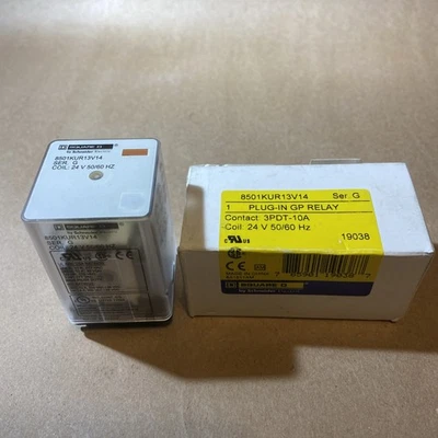 General Purpose Relay Socket Mounted 10A Current Rating 24V AC 11 Pins/Terminals - Image 1 of 4